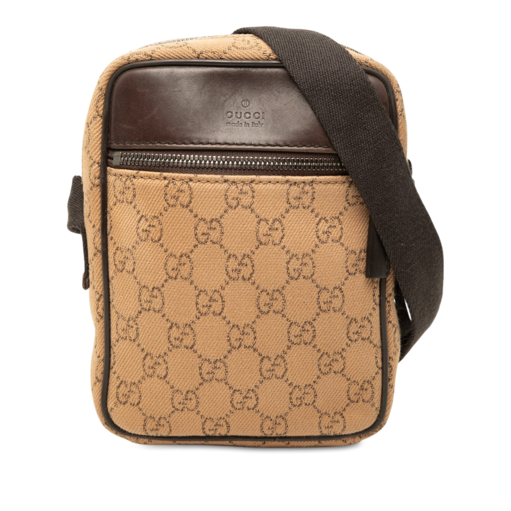 Pre-Loved Gucci GG Canvas Crossbody